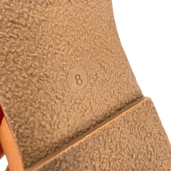 MADEWELL The Boardwalk Tan Leather Ankle Strap Sandal Women’s Size 8 - Picture 12 of 13